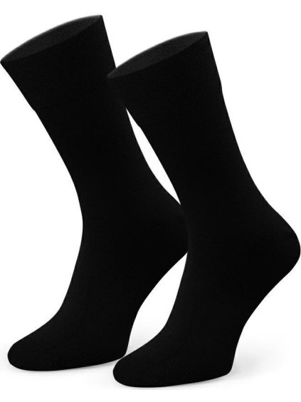 Fekete férfi bambusz zokni Cikksz. 086