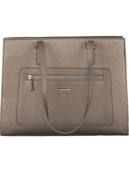 David Jones ezüst színű elegáns shopper kézitáska