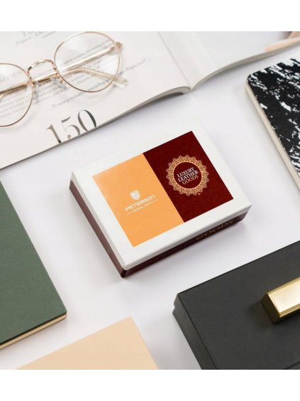 Peterson fekete közepes bőr pénztárca Y802