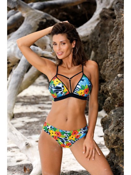 Stílusos, mintás Bikini Patty Nero-Atlanta