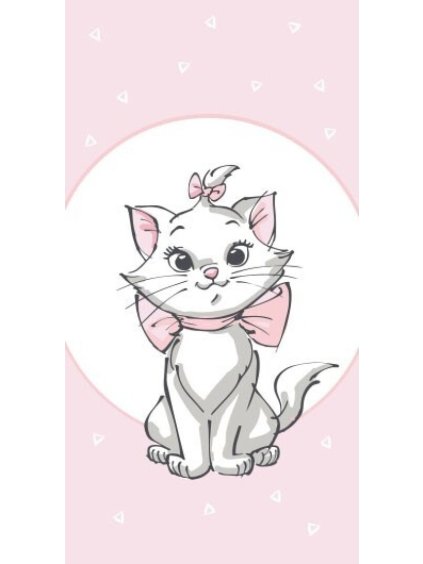 Aristocats Marie világos rózsaszín lány fürdőlepedő