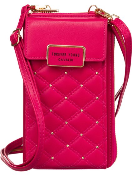 4U Cavaldi sötét rózsaszín pénztárca levehető pánttal M774