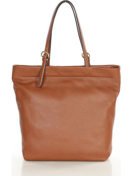 MARCO MAZZINI Világosbarna női shopper táska