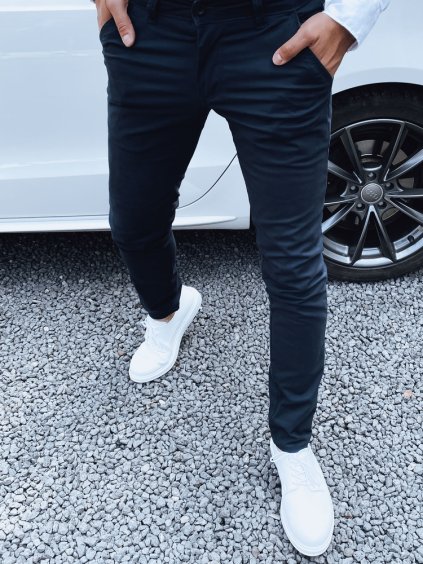 Sötétkék férfi alkalmi nadrág