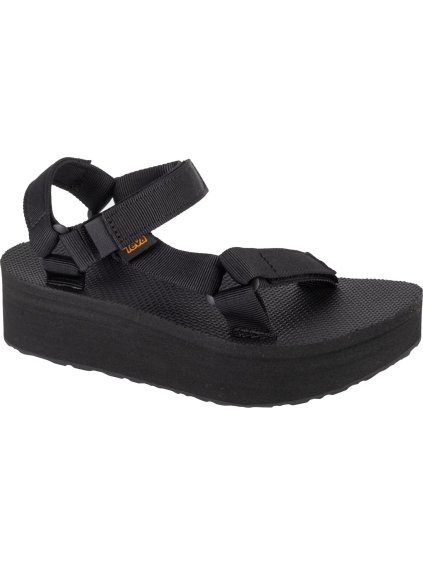 Teva W Flatform Universal Sandals fekete platós szandál