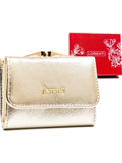 Lorenti arany színű fényes pénztárca S300
