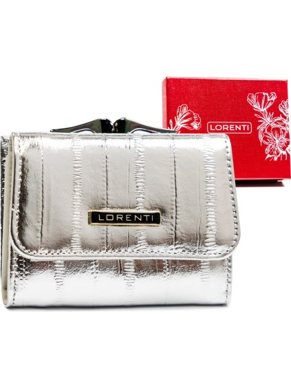 Lorenti ezüst bőr pénztárca S299