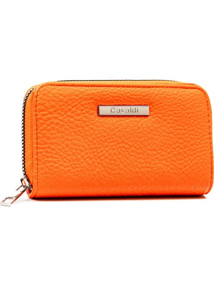 4U Cavaldi narancssárga texturált pénztárca M780