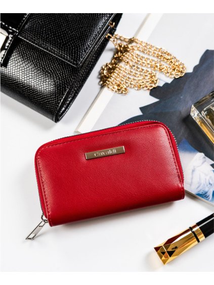 4U Cavaldi bordó pénztárca M771