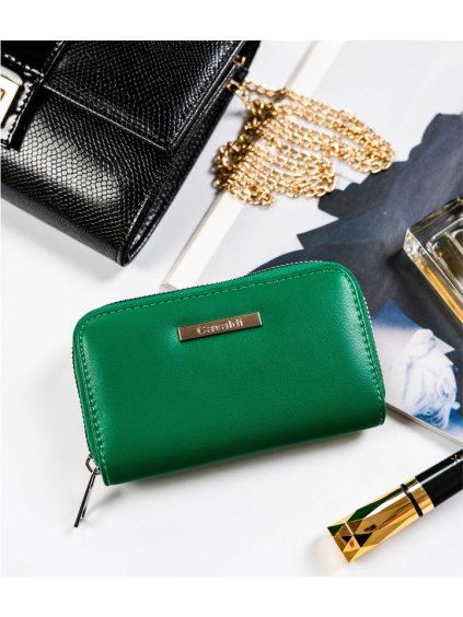 4U Cavaldi sötétzöld pénztárca M769