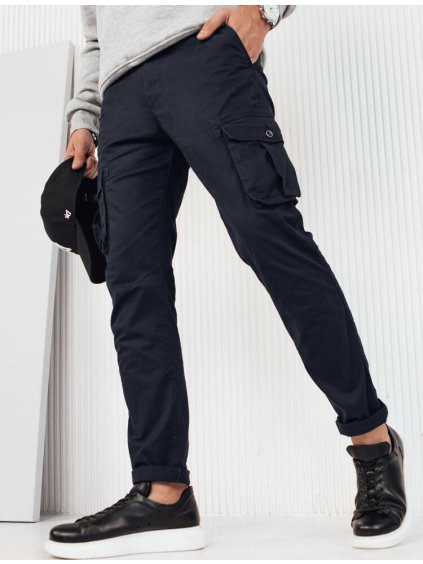 Sötétkék cargo nadrág