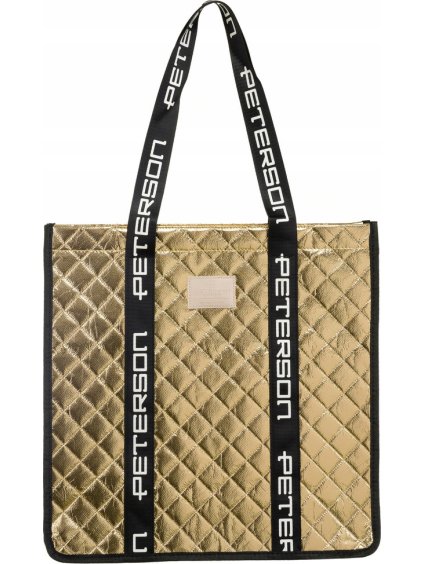 Peterson arany színű nagyméretű szintetikus szövettáska