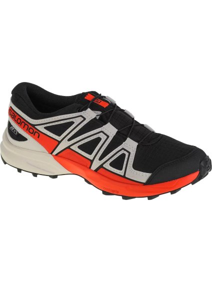 Fekete és bézs Salomon Speedcross Jr sportcipő