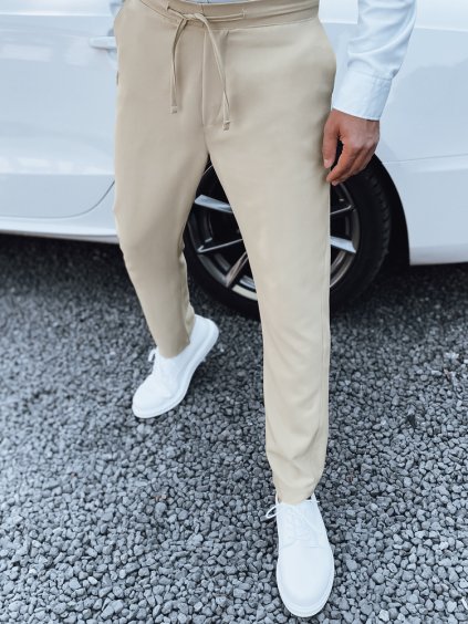 Bézs színű lezser férfi nadrág