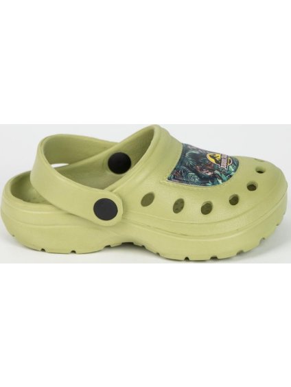 Világos zöld Jurassic Park fiú papucs