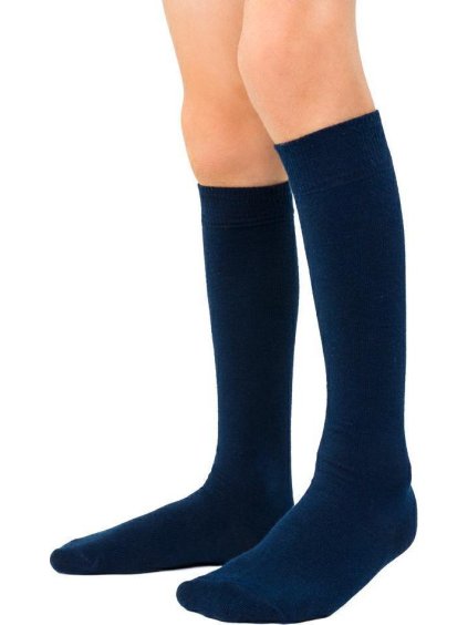 Sötétkék térdzokni gyerekeknek Art. 072