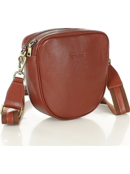 MARCO MAZZINI Barna kisebb patkó alakú crossbody