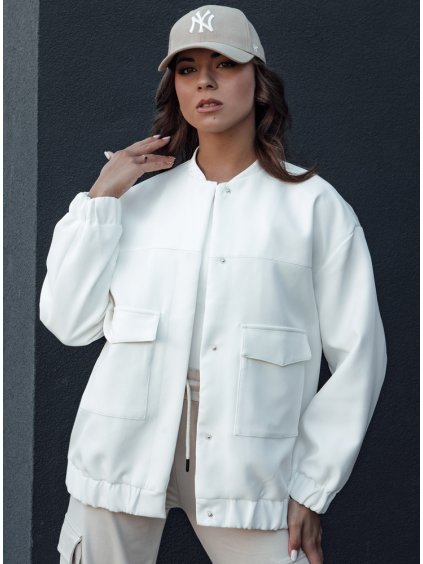 Krémszínű laza átmeneti kabát QUESI