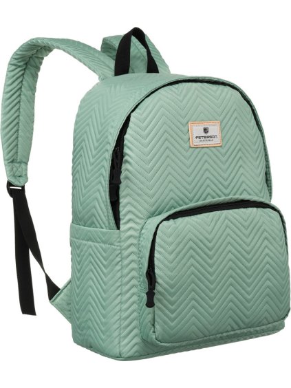 Peterson menta színű hátizsák laptop rekesszel