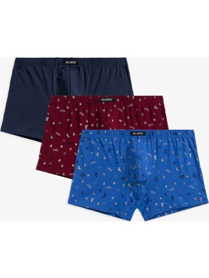 3 db Atlantic Cool pamut boxer készlet