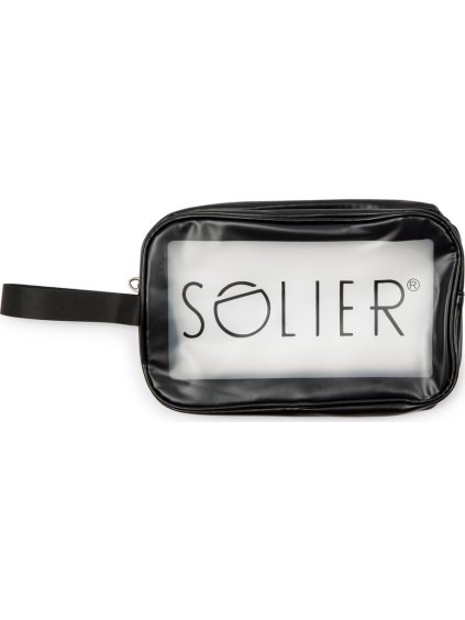 SOLIER átlátszó utazó kozmetikai táska M