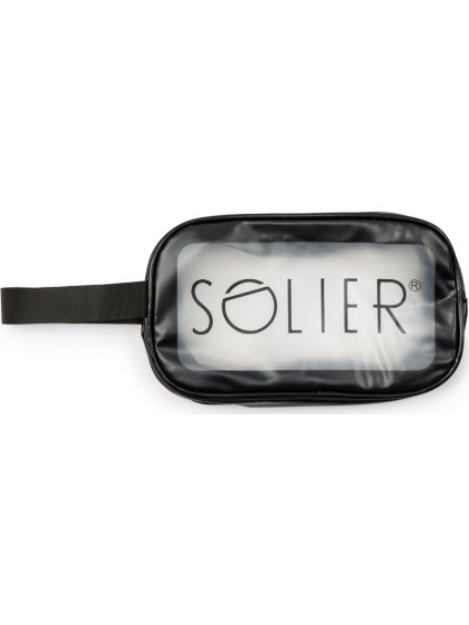 SOLIER átlátszó utazó kozmetikai táska S