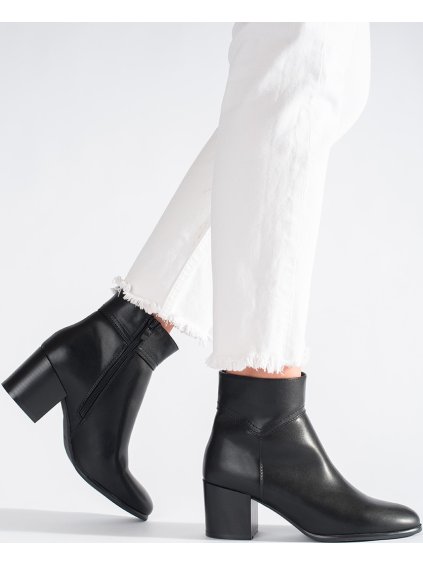 Sergio Leone fekete blokksarkú bokacsizma