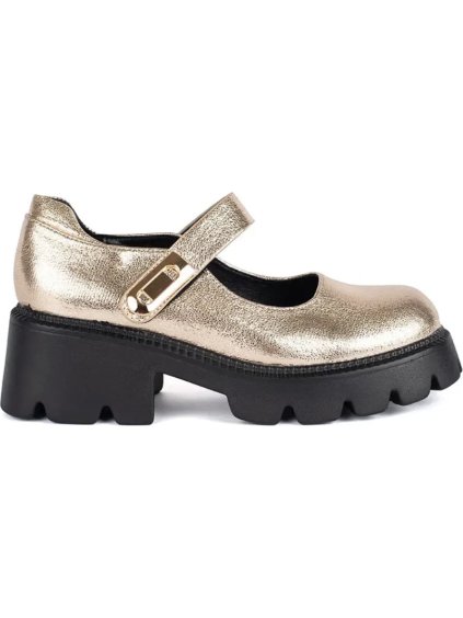 Arany Mary Jane nőiNői platformcipő