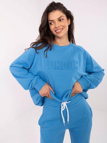Kék oversize női tréningruha szett
