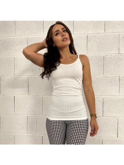 Fehér női sportfelső