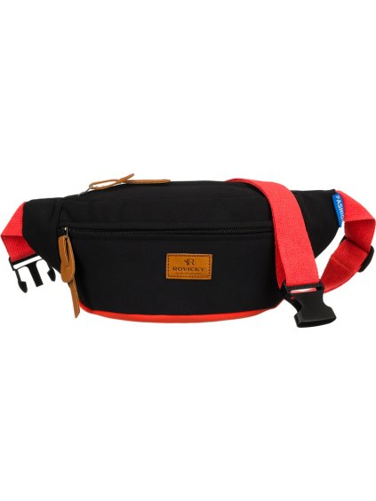 Rovicky fekete női övtáska poliészterből