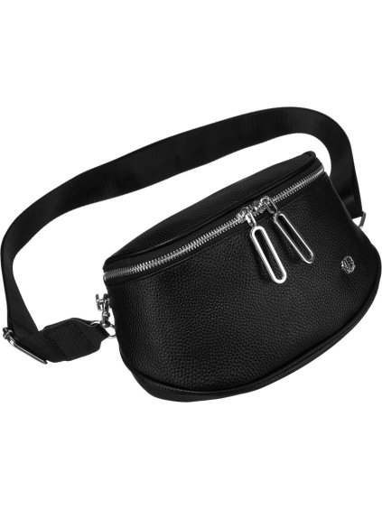Rovicky fekete elegáns női övtáska