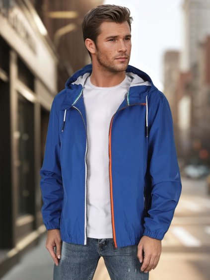 Férfi kék átmeneti kabát