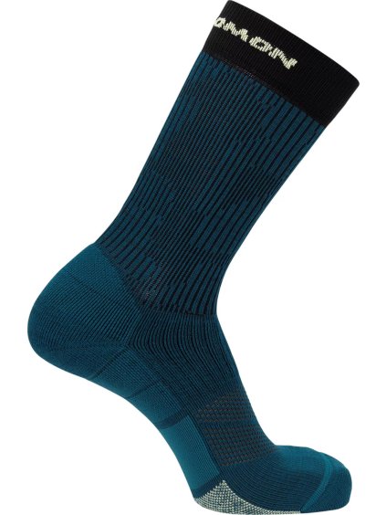 Sötétkék funkcionális zokni Salomon X Ultra Crew Socks