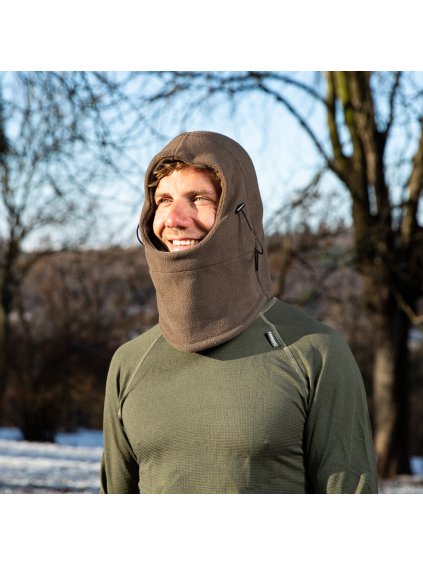 Férfi barna fejvédő