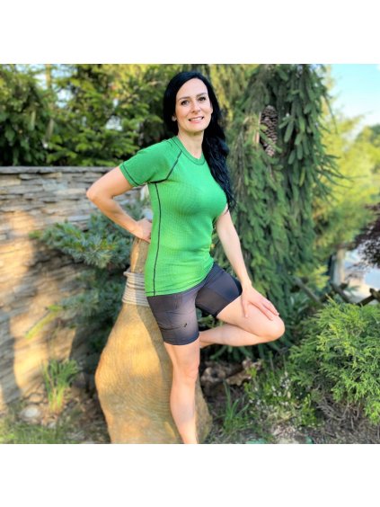 Női zöld termo póló