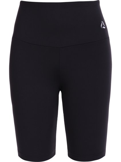 Fekete női funkcionális rövidnadrág
