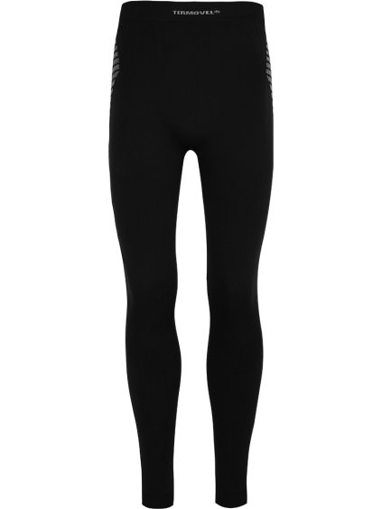 Fekete férfi varrás nélküli termo fehérnemű