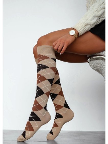 Stílusos Milena Romby térdzokni