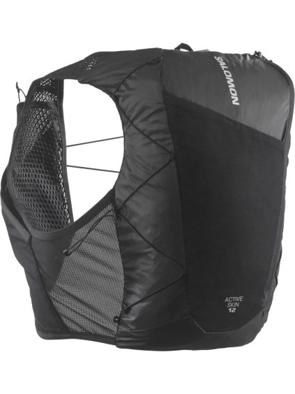 Salomon Active Skin 12 No Flasks fekete futóhátizsák