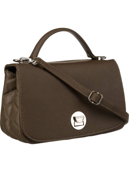 David Jones khaki crossbody táska steppelt oldalakkal