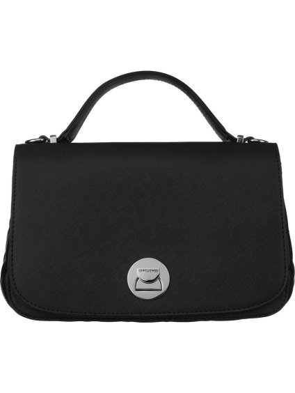 David Jones fekete crossbody táska steppelt oldalakkal