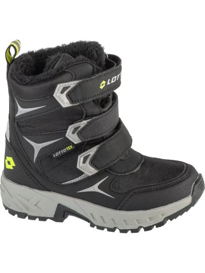 Fekete gyerek téli csizma Lotto Pinecreek Tex K