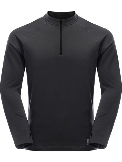 Fekete férfi polár kabát Jack Wolfskin Bike Commute Fleece HZ M