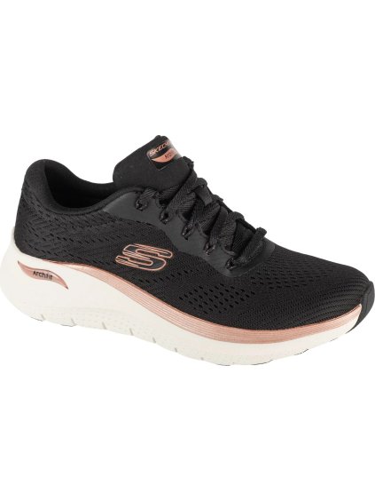 Női Skechers Arch Fit 2.0 Glow The Distance fekete tornacipő