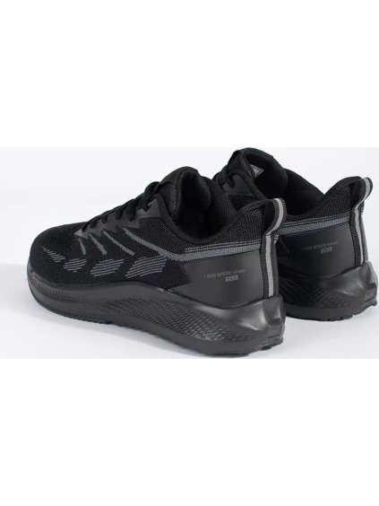 Fekete férfi hálós sportcipő