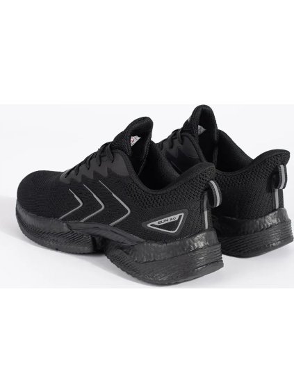 Fekete könnyű fűzős sportcipő