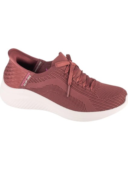 Bordó női Skechers Slip-Ins Ultra Flex 3.0 cipő - Brilliant
