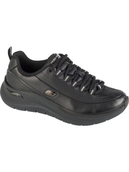 Fekete női Skechers Arch Fit 2.0 bőr tornacipő - Star Bound