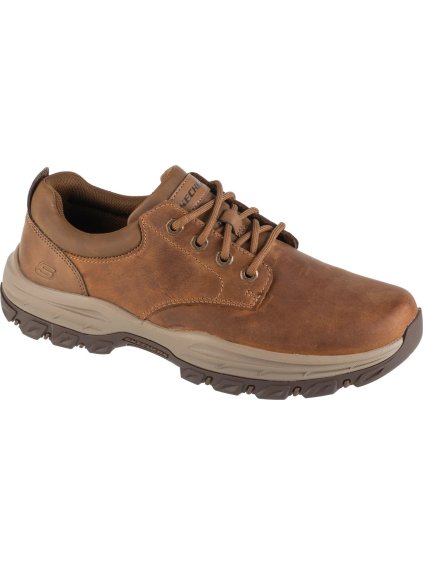 Skechers Knowlson – Leland férfi barna bőr tornacipő